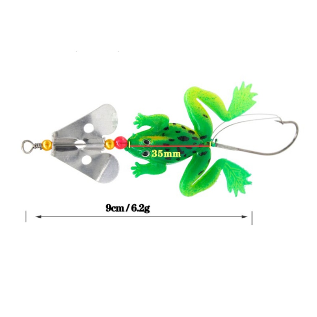 Isca Artificial Frog Sapo Com Anzol Anti-enrosco