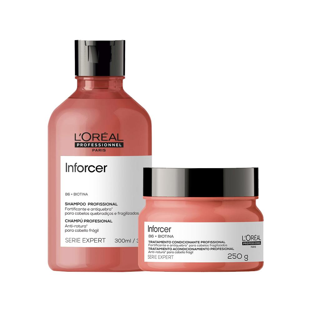 Kit L'Oréal Pro Inforcer- Sh 300 ml+Másc 250 g