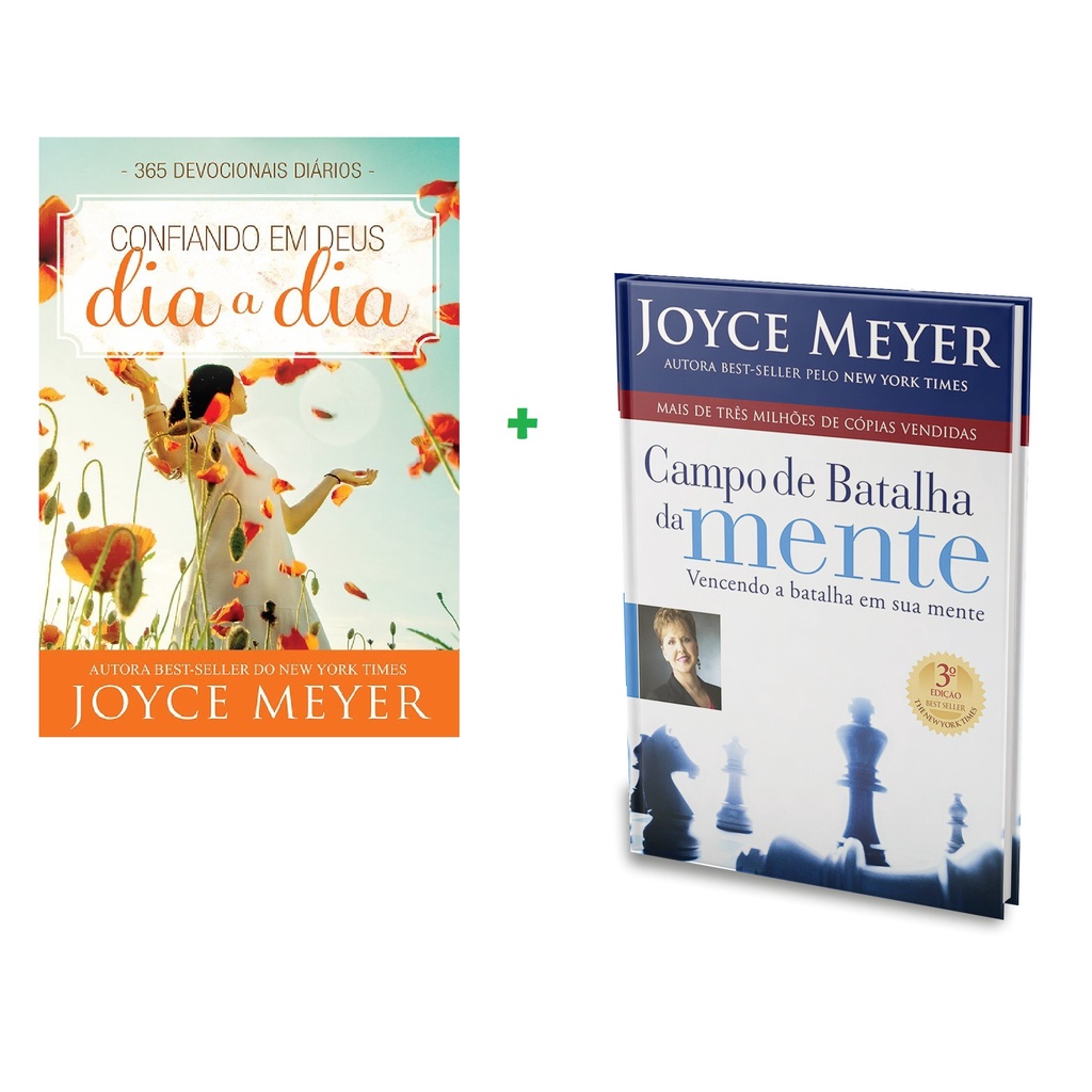 Kit Joyce Meyer Confiando Deus 365 dias + Campo de batalha