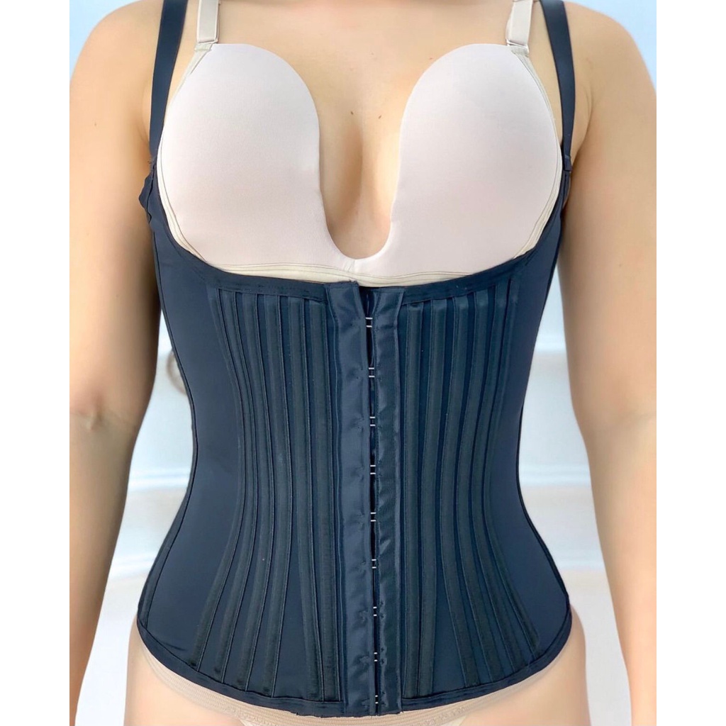 CINTA CAMISETE DE ALTA COMPRESSÃO SEM BOJO COM 33 BARBATANAS ( SILICONE) em Oferta na Shopee