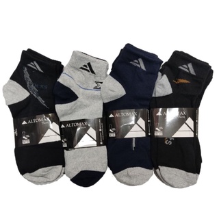 kit 6/12 Pares Meia Altomax Cano Curto Grosso Masculino Algodao