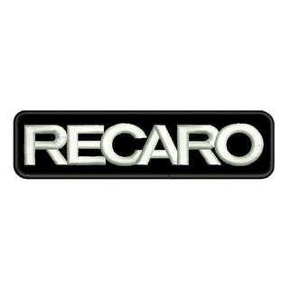 Patch Bordado Termoc Recaro Marca Logo Carros Stock Rally