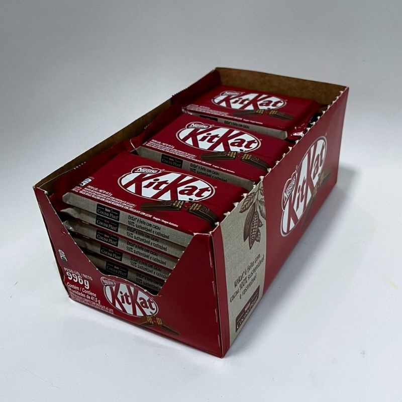 Caixa Chocolate Kit Kat 41,5g Nestlé - 24 Unidades