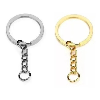 Argola c/ Corrente Italiana 28mm + Elo 8mm Para Chaveiro em Oferta na Shopee