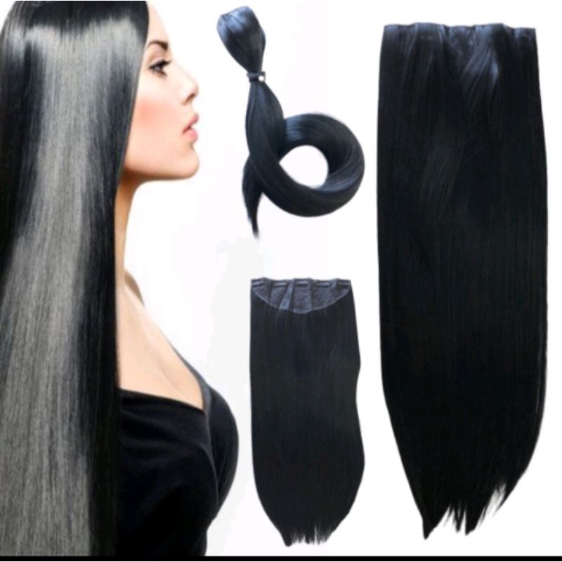 aplique tic tac preto liso 70cm 160 gramas bio vegetal.