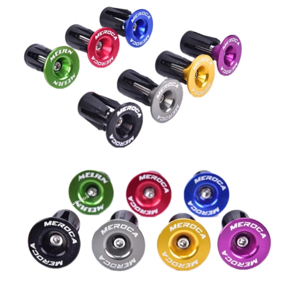 Tampa Guidão em alumínio Bike MTB Speed manopla em Oferta na Shopee