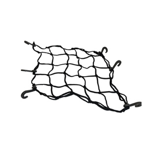 Rede Elástica Preta Moto Bagageiro Bau Redinha 35x35cm em Oferta na Shopee