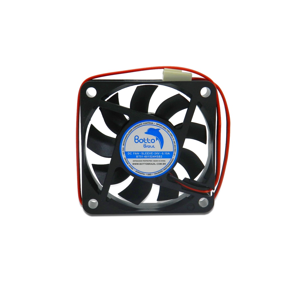Micro Ventilador Cooler Ventoinha 60x60x15 Mm  24v Dc Mini Fan 6cm 60mm Sleeve -alta rotação HS