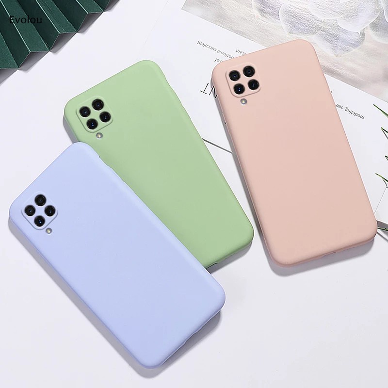 Liquid Silicone Case Samsung Galaxy A22 M22 A03s M32 F22 A12 M12 F12 5g 4g Soft Flocking Phone