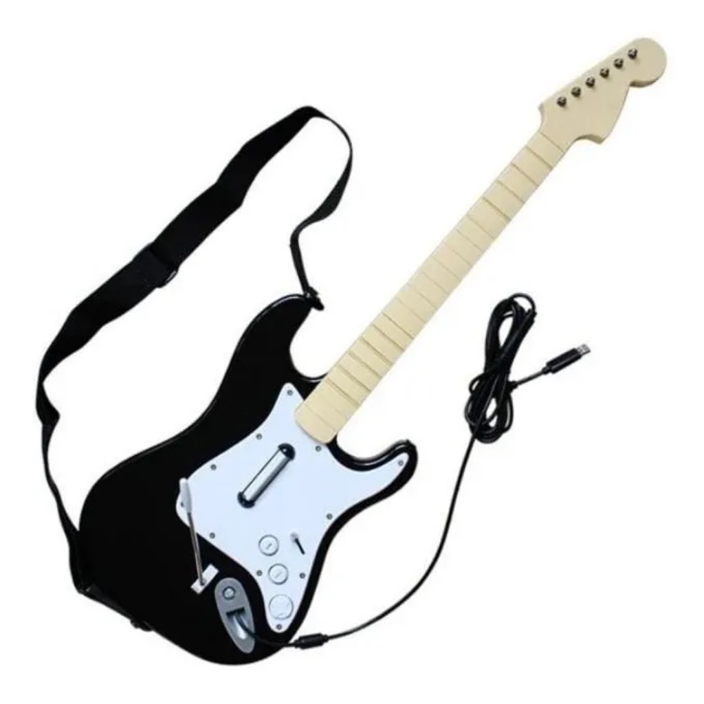 Guitarra Rock Band Hero Com Fio Usb - Xbox - Escorrega o Preço