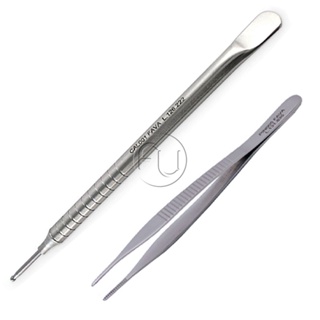 Apalpador Auriculoterapia Com Mola Nogier, Pinça Adson Serrilha Inox em Oferta na Shopee