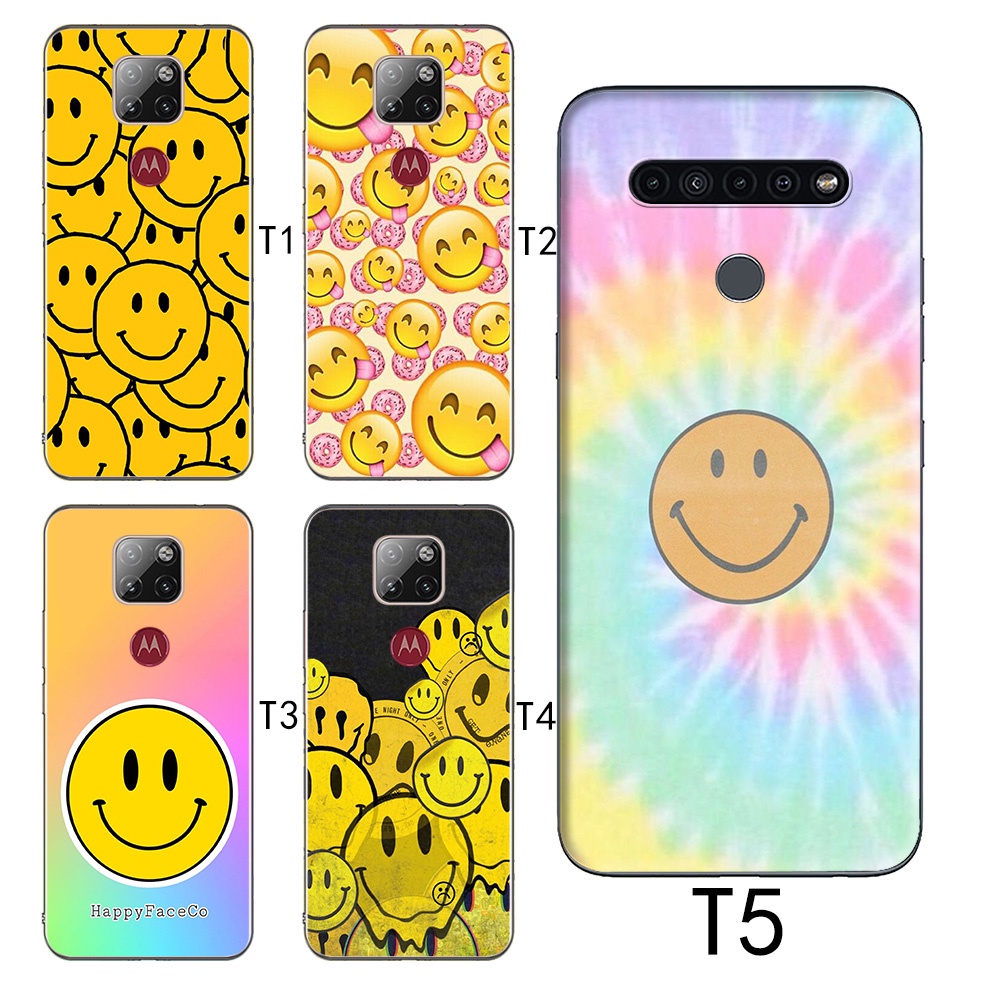 Motorola P40power One 5g Ace Action Fusion Pro Plus Hyper Vision Zoom Transparent Phonecase Casing Gq138 Smiley Face Cover Shopee Brasil