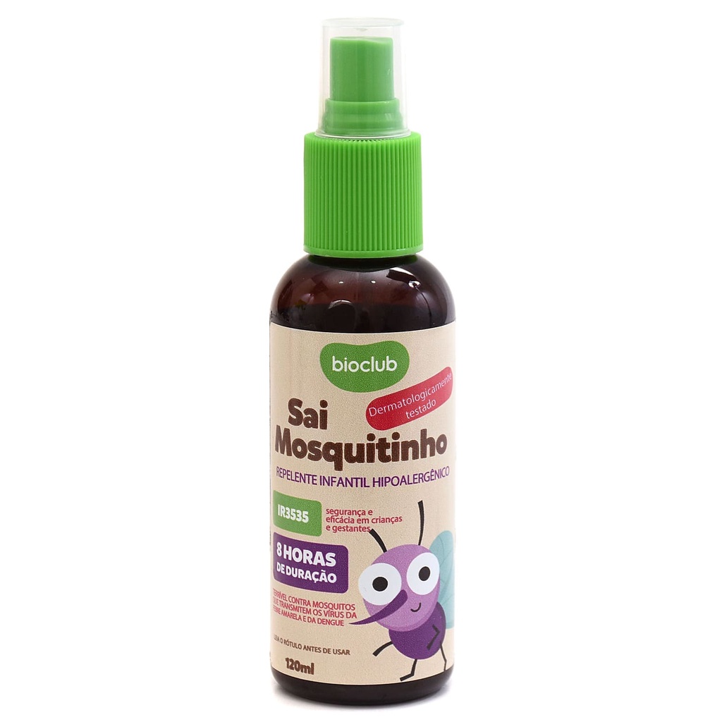 Repelente Natural Vegano Infantil Gestante Sai Mosquitinho Bioclub