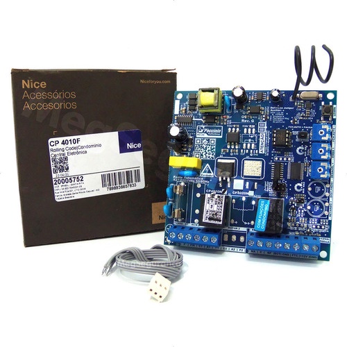 Placa Central De Comando Portão Eletrônico Cp 4000 Peccinin (PRODUTO TESTADO E APROVADO) Central Eletronica Placa Cp 4010f Nice Peccinin 100% Original