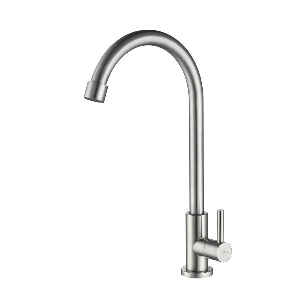 Torneira Cozinha Inox Giratória Mesa Longa NOX02 Doan
