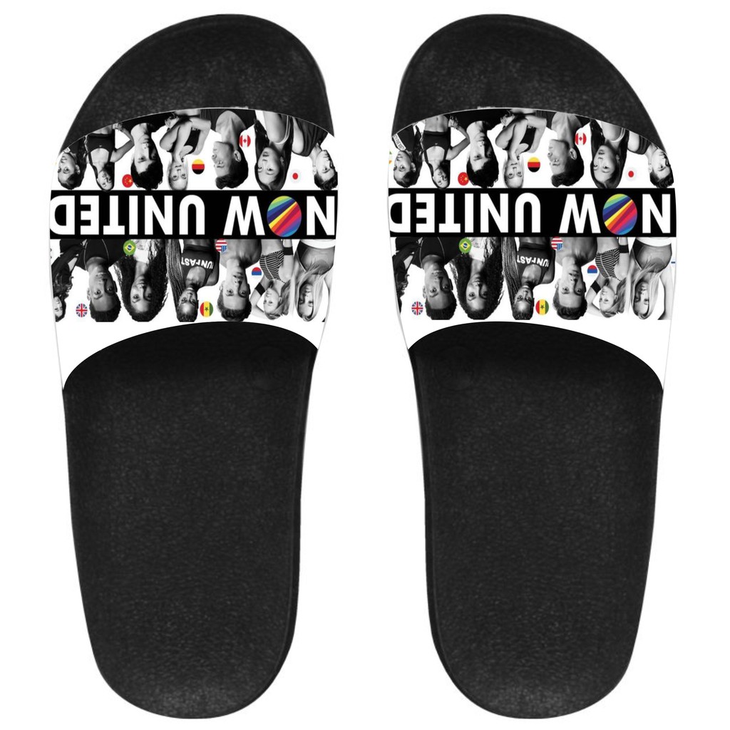 Chinelo Slide Now United Integrantes Sucesso Banda Países Masculino E Feminino Na Promoção