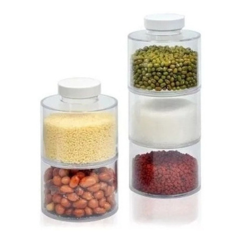 Organizador Temperos Empilhavel Spice Condimentos Torre