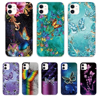 Samsung Galaxy A03 A03S A22 4G 5G Capa De Silicone Para Telefone Borboleta Poética