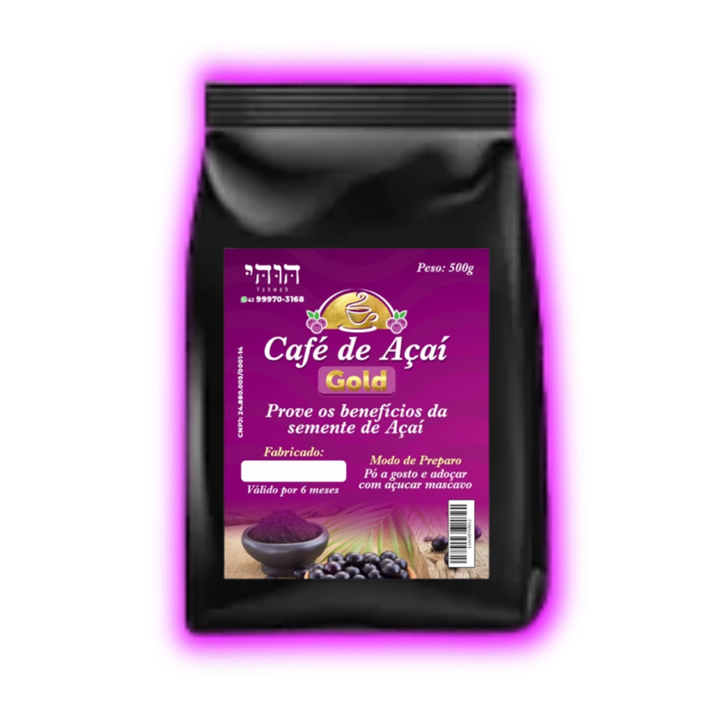 Café de Açaí - S/Cafeína - Natural - (500g)