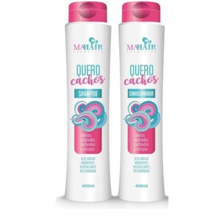 Kit Shampoo e Condicionador Quero Cachos Mahair – 2 itens