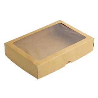 Caixa com Visor S4 - 14x20x4cm Kraft 10un - Assk Rizzo em Oferta na Shopee