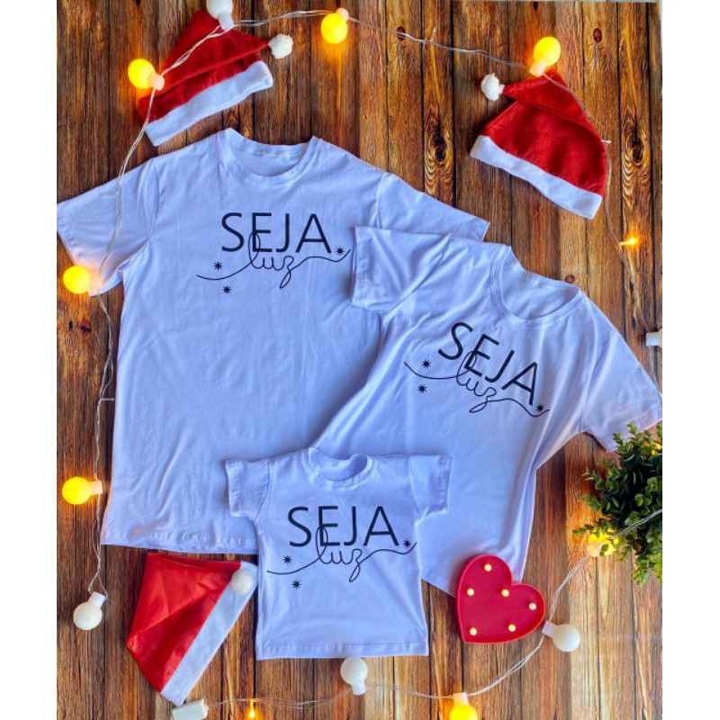 kit roupa camiseta familia pai mãe filho ou filha | Shopee Brasil