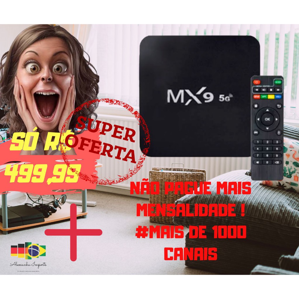 TV Box desbloqueador de canais liberador. tudo mesmo mais de 1000 canais entre filmes e séries
