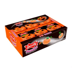 Bala de Goma Docigoma Mini Abóbora Halloween c/24 - Docile