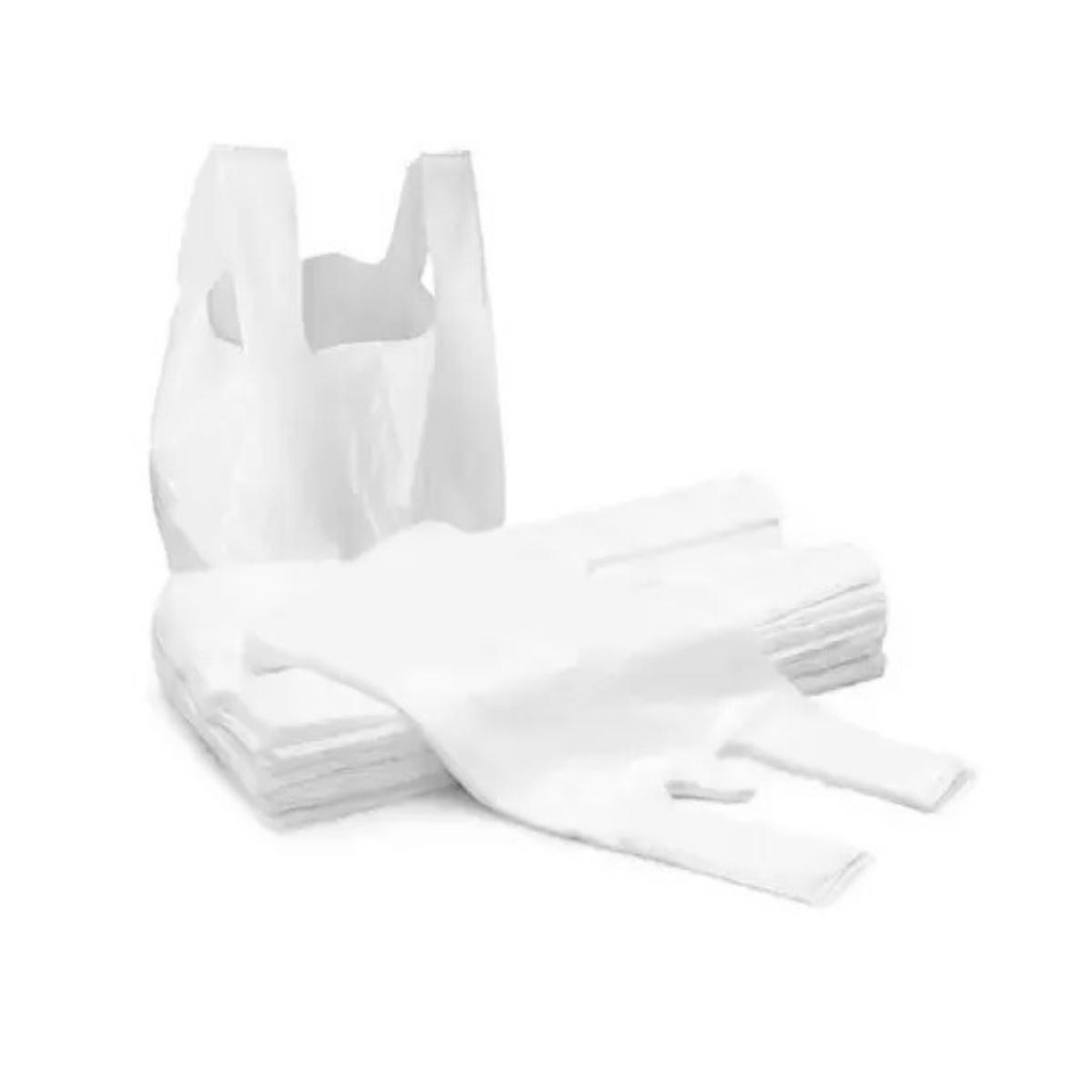 Sacola Plástica Para Mercado Branca Varias Medidas - 1kg