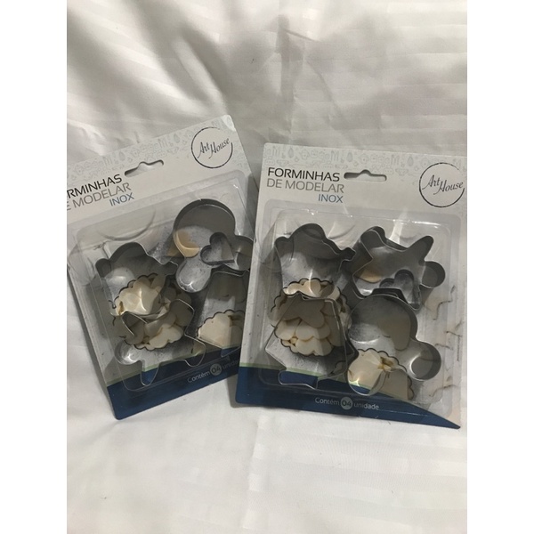 Forminha Para Modelar  Inox 4pçs