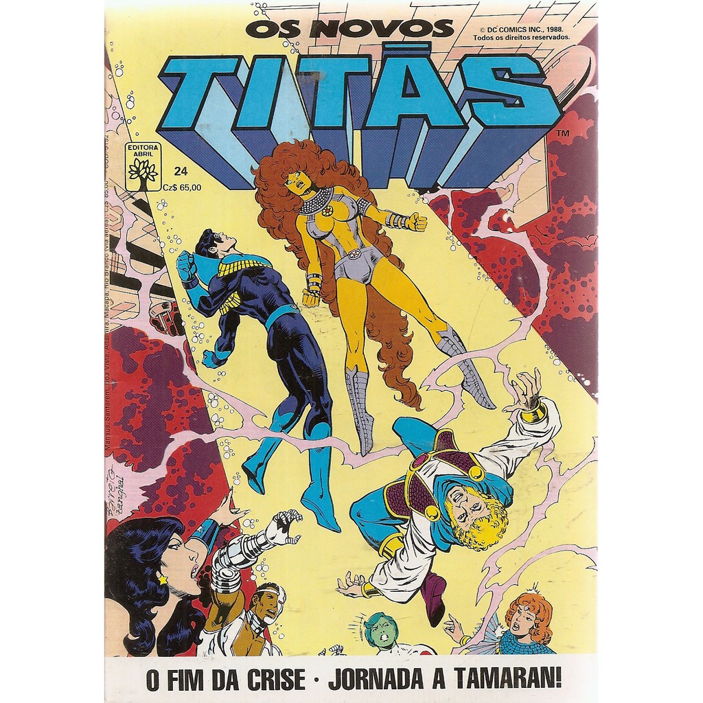 Hq Os Novos Titãs Nº 24 - Negro Como O Inferno