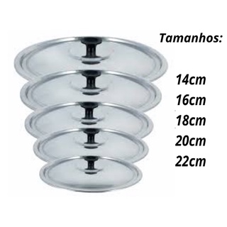 Jogo de Tampas de Alumínio do Tamanho 14 a 22 Centímetros
