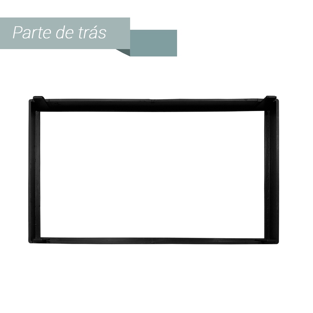 Moldura Central Painel 2 Din Multimídia Honda New City Fit