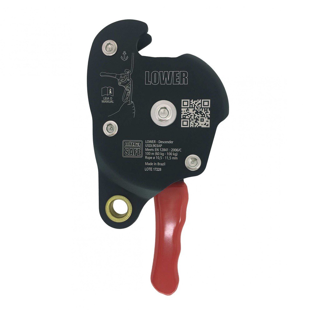 Descensor LOWER Auto Blocante 10,5 a 11,5mm Ultra Safe