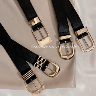 cintos feminino 130 cm plus size fivela metal quadrado redondo dourado