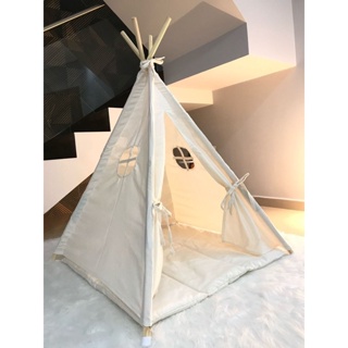 Cabana infantil festa do pijama completa cor cru grátis bandeirinhas em Oferta na Shopee