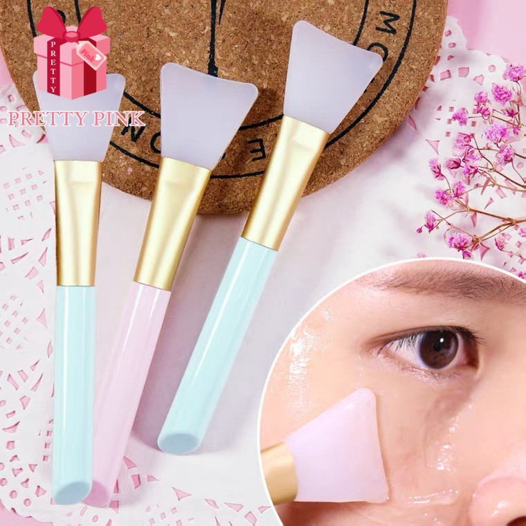 Pincel tipo c silicone máscara de argila e máscara diversas /pincel de máscara facial/pincel aplicador de silicone colorido