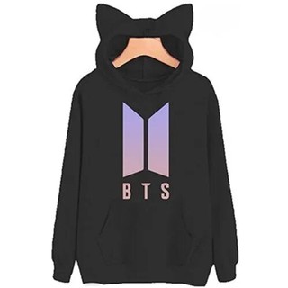 blusa moletom feminino orelhinha bts kpop todos integrantes