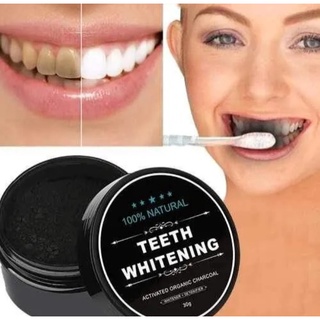 Carvão Em Pó Branqueador Dentes Ativado 100% Natural