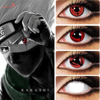 2 P S / Par Lentes De Contato Coloridas Cosplay Kakashi Sharingan Para Halloween Anumentação