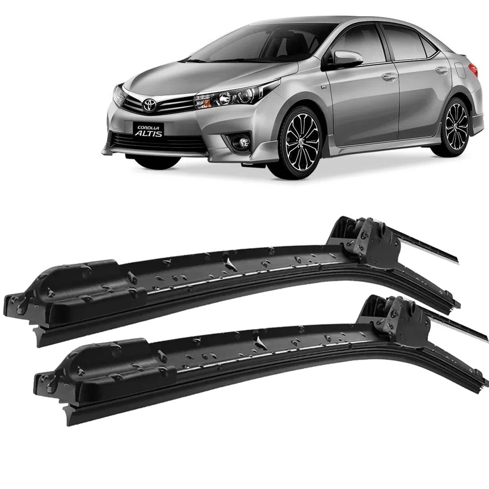 Par Palheta Limpador ParaBrisa Corolla 2014 a 2019 Silicone em Oferta na Shopee