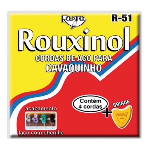 Encordoamento Rouxinol Para Cavaquinho  R-51