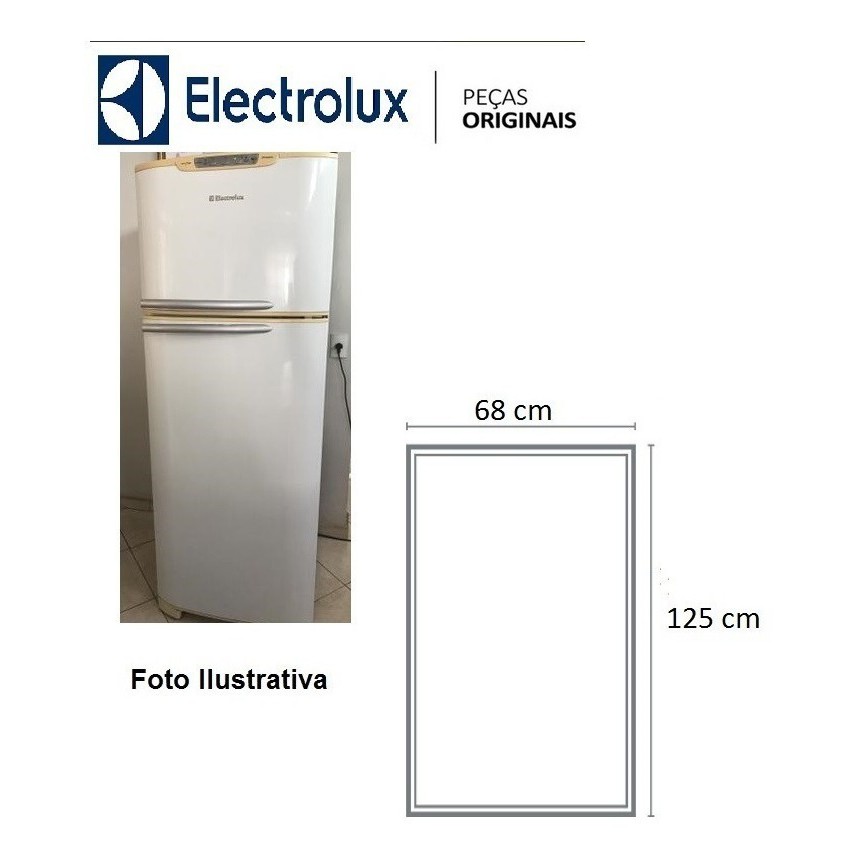 Borracha Geladeira Electrolux DF50, DC50 E DW50X - Inferior