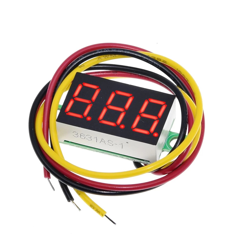 Voltímetro Digital led 0,36 polegadas 3 dígitos DC 0V-100V
