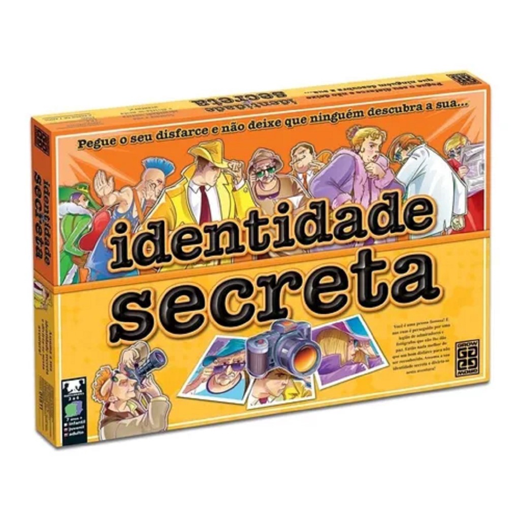 Jogo Identidade Secreta 01511 - Grow em Oferta na Shopee