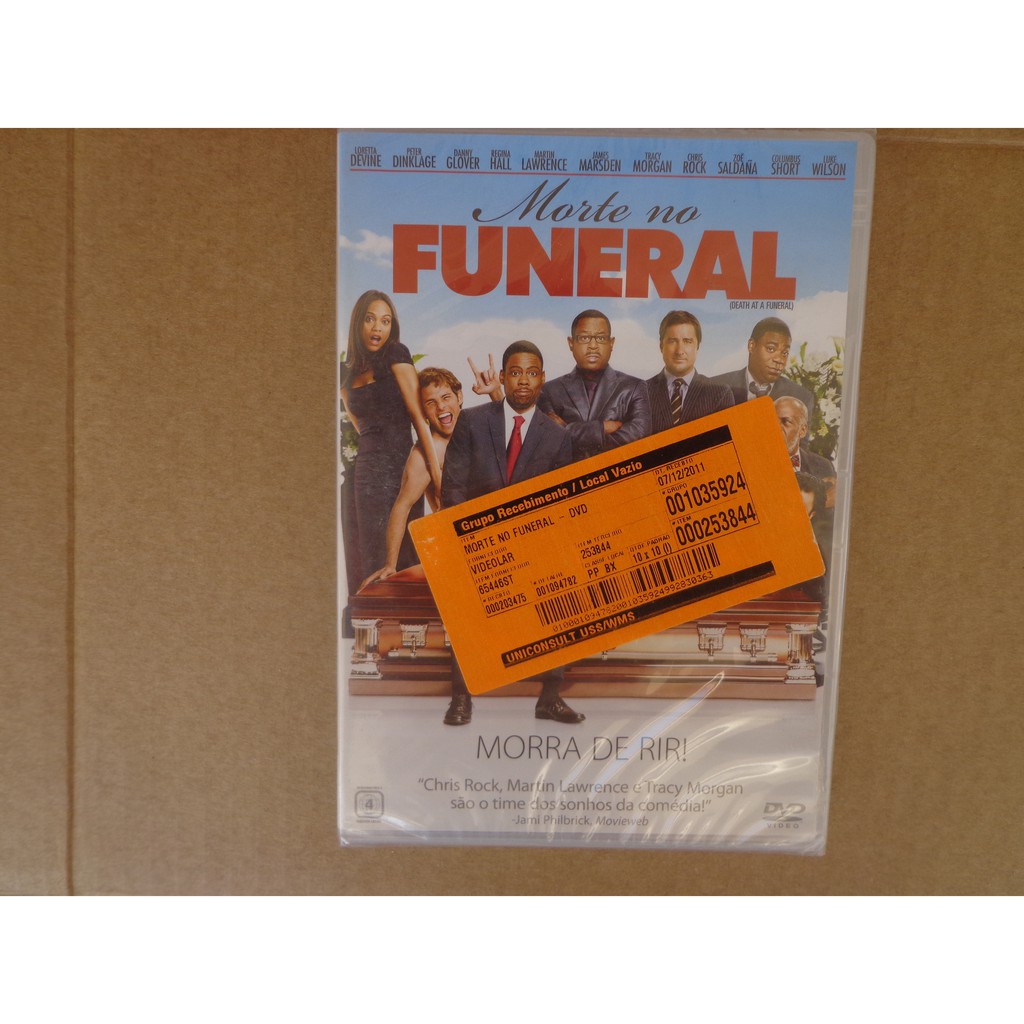 Morte no funeral Chris Rock Dvd Original lacrado - comédia