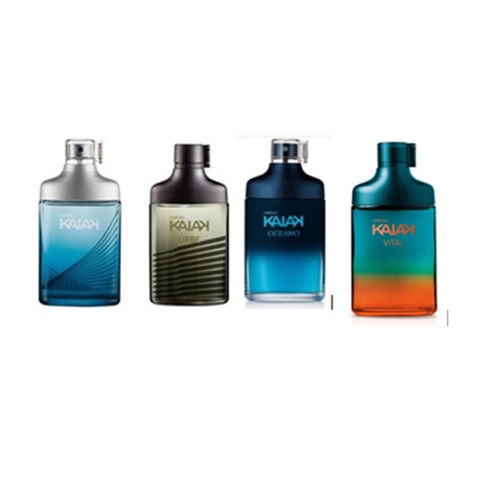 Perfume Kaiak Tradicional/Kaiak Urbe/Kaiak Oceano/Kaiak Vital 100ml - Natura