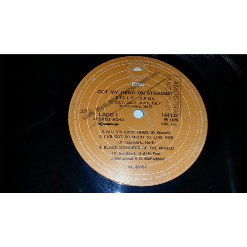 Got My Head On Straight - Billy Paul - Lp Vinil