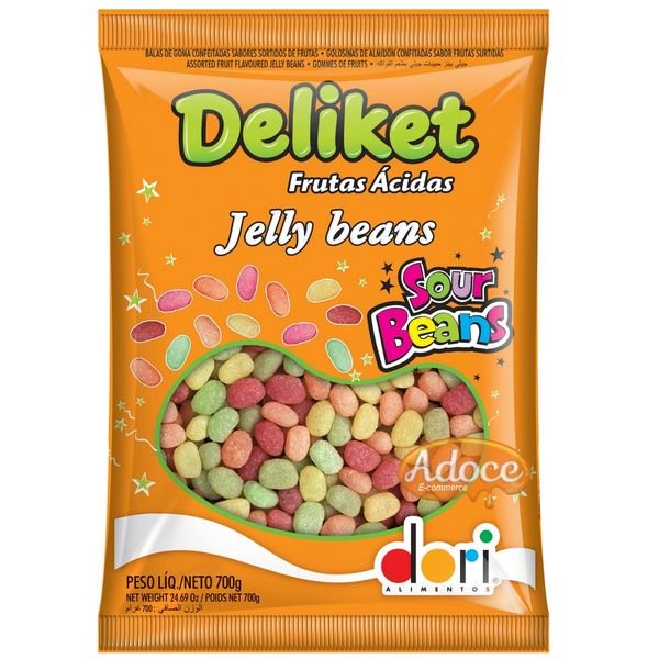 Bala Deliket Frutas Ácidas Dori 700g
