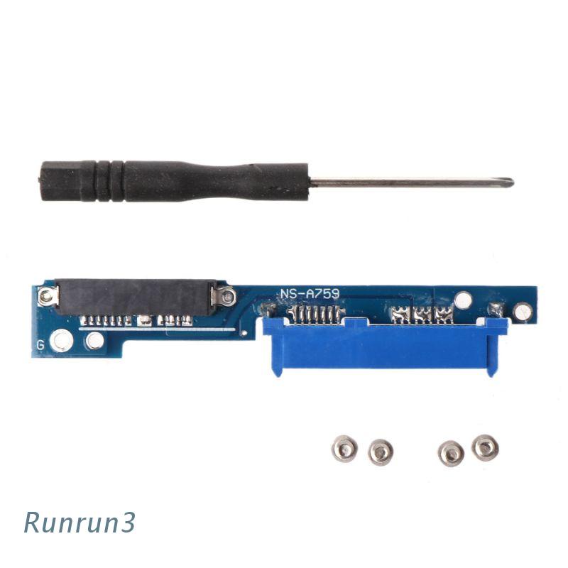 RUN Micro SATA 7 + 6 Macho Para 15 Adaptador Fêmea Conversor Serial ATA Lenovo 310 312 320 330 IdeaPad 510 5000 Placa De Circuito
